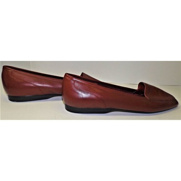 Capezio "Jenny" red leather square toe flats US 9M - Picture 5 of 7